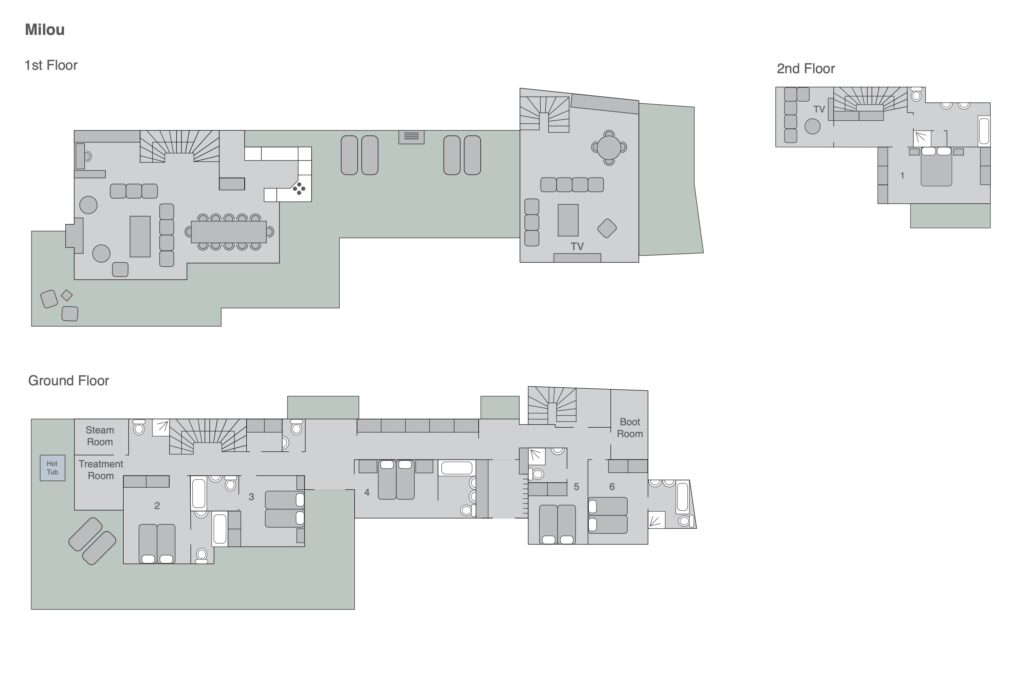 Floor Plan - Chalet Milou