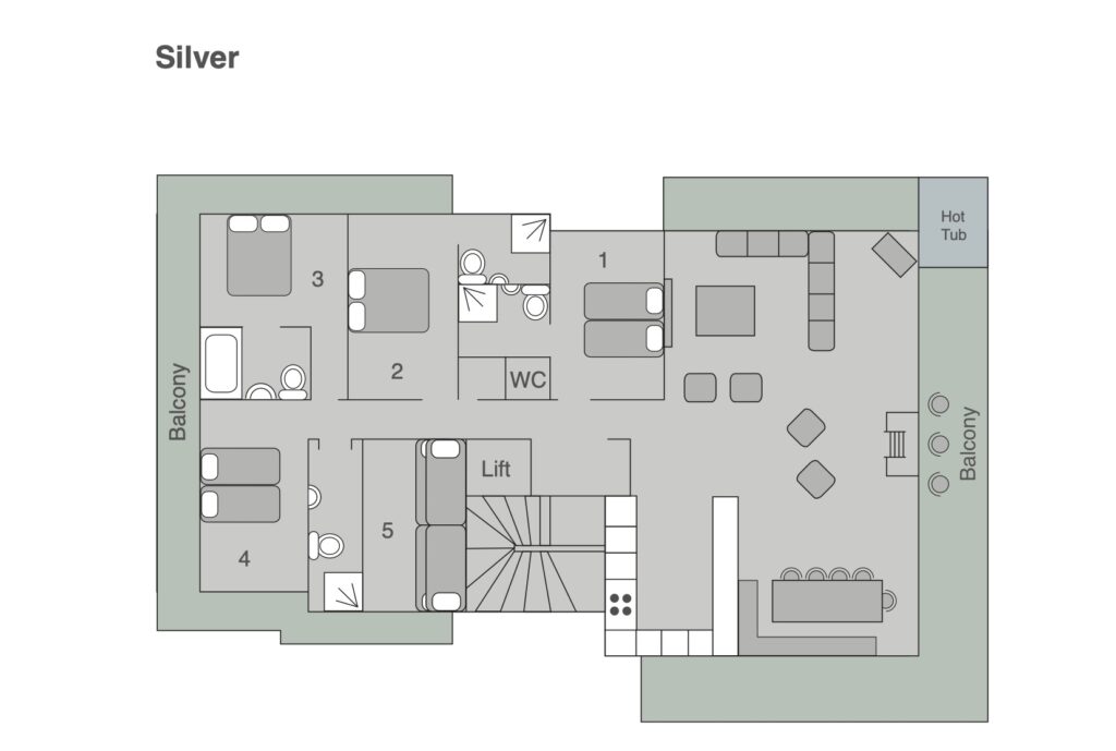 Floor Plan - Chalet Silver