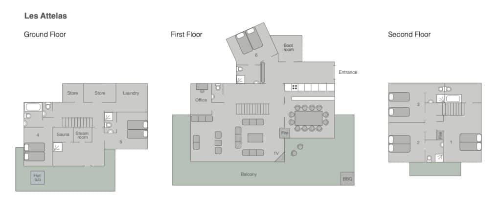 Floor Plan - Les Attelas