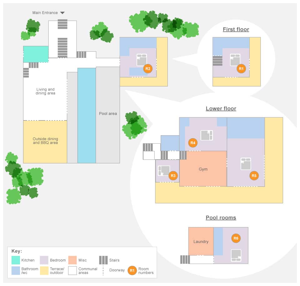 Villa Can Pira Floor Plan