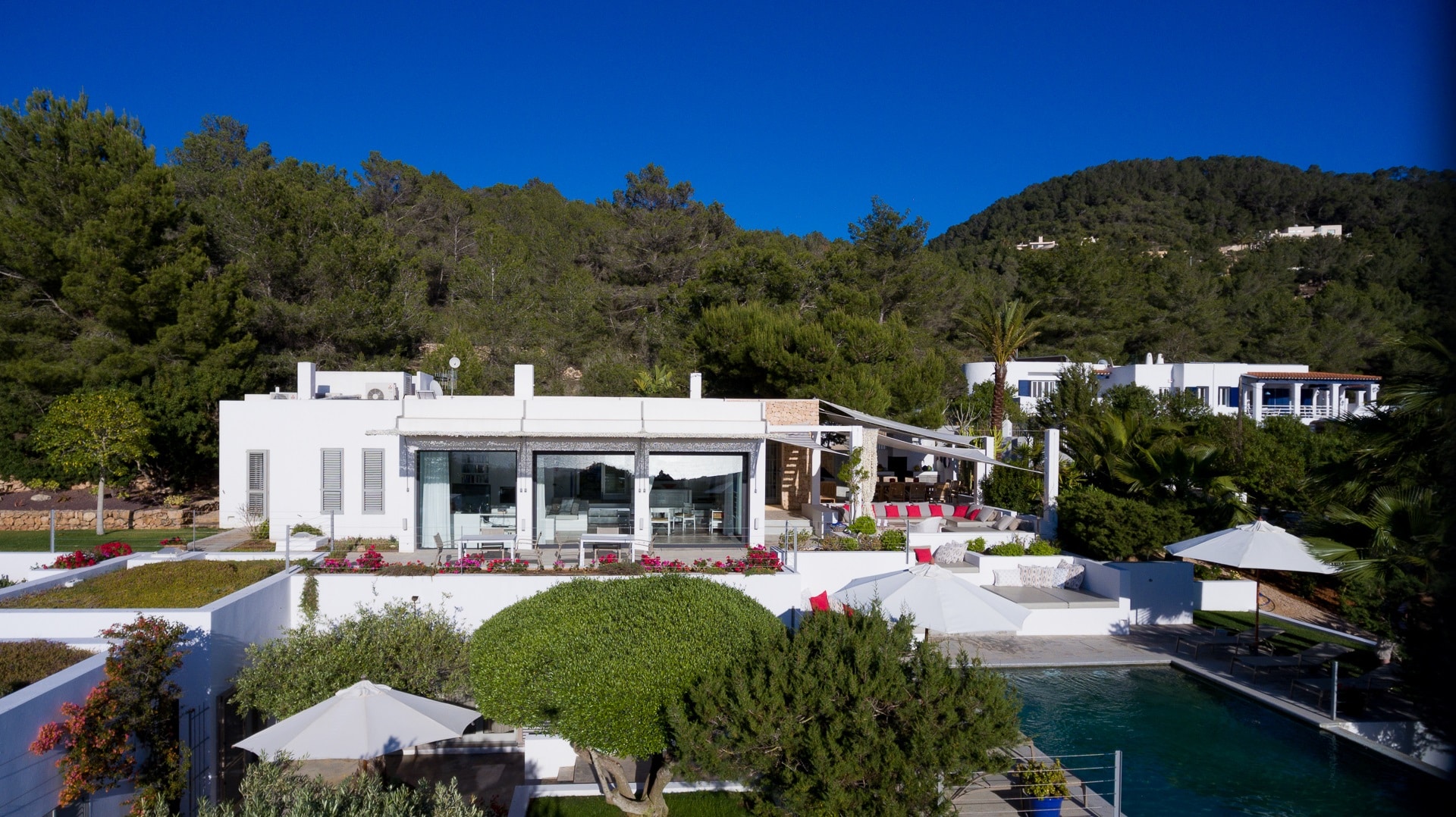 luxury villa cala tarida ibiza