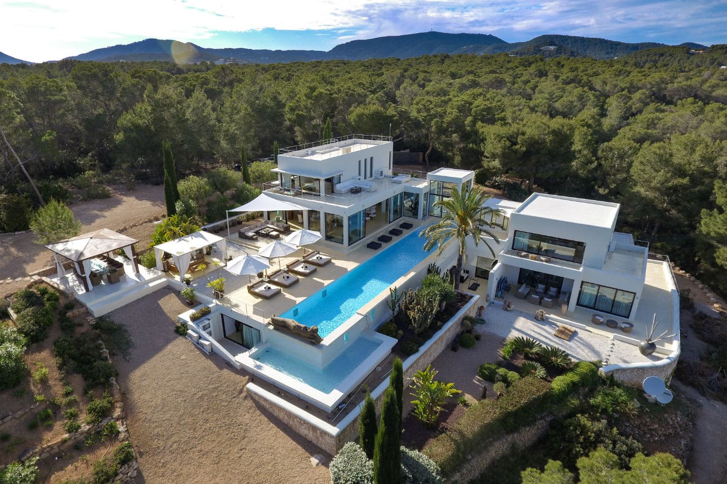 Villa Can Pira Private Ibiza Villa Birdseye View