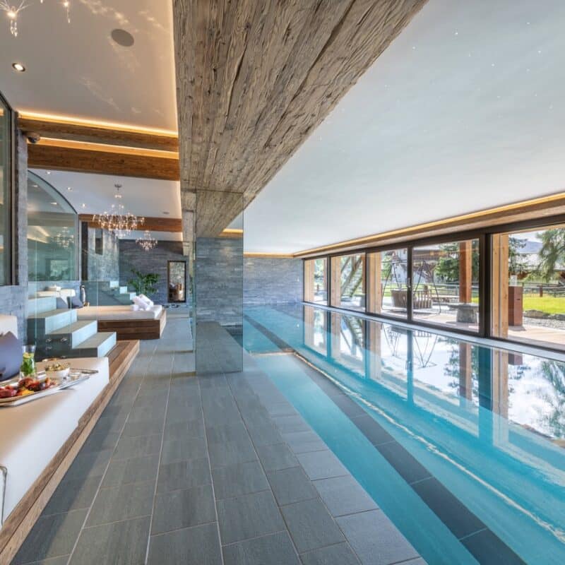 Illustration of Luxury Large Ski Chalets Rentals