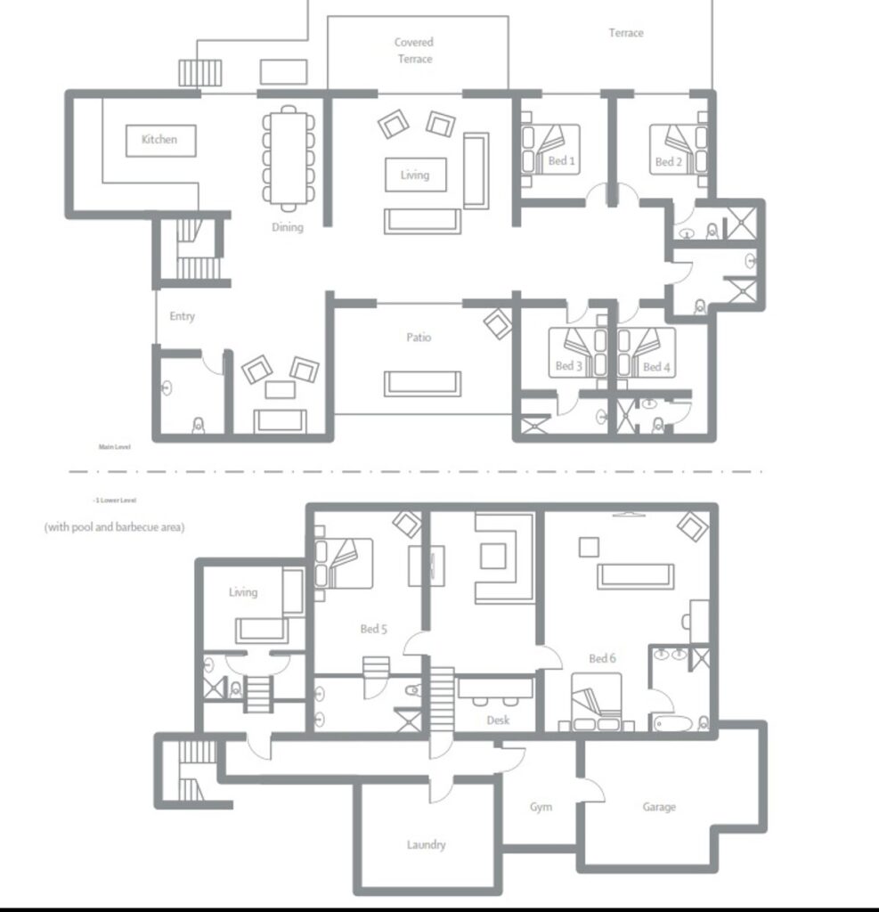 Villa Casa Leonie Floorplan