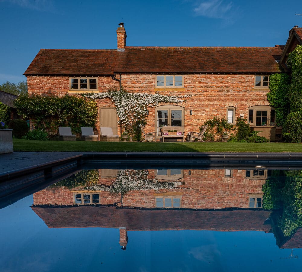 lower farm house with pool near wilderness festival