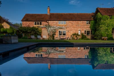 lower farm house with pool near wilderness festival