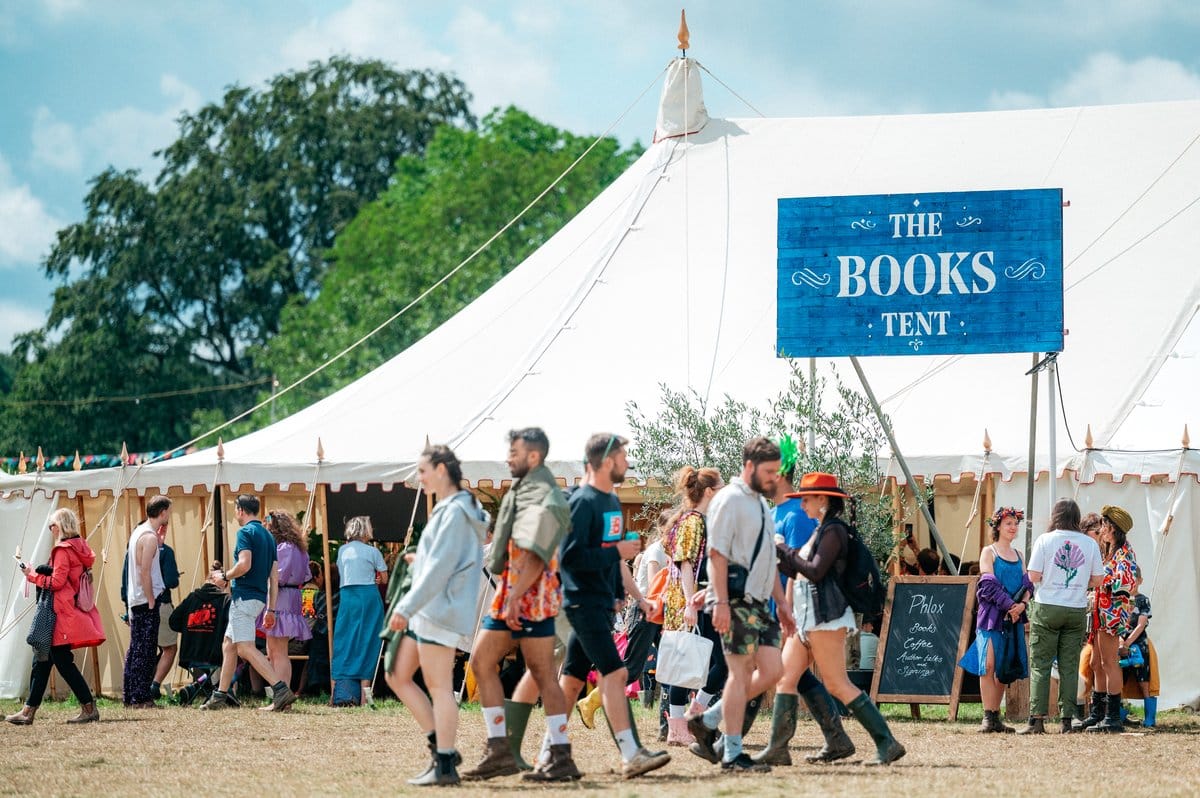 Wilderness Festival Book Tent