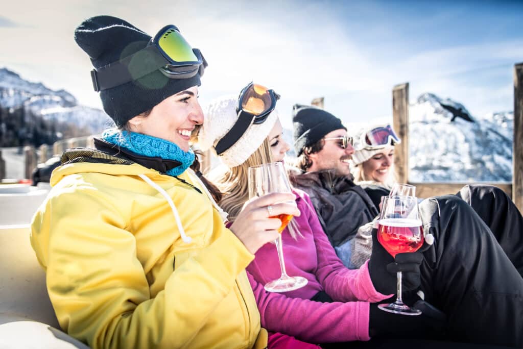 Friends on winter holidays Things To Do In Verbier For Non Skiers